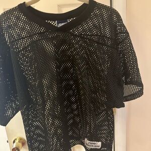 Black Mesh Shirt